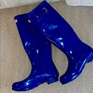 Hunter Tall Boots Blue 8